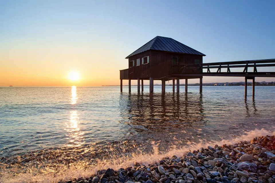 Sonnenuntergang zwischen Bregenz und Lochau (c) Oberhauser Photography - Vorarlberg Tourismus