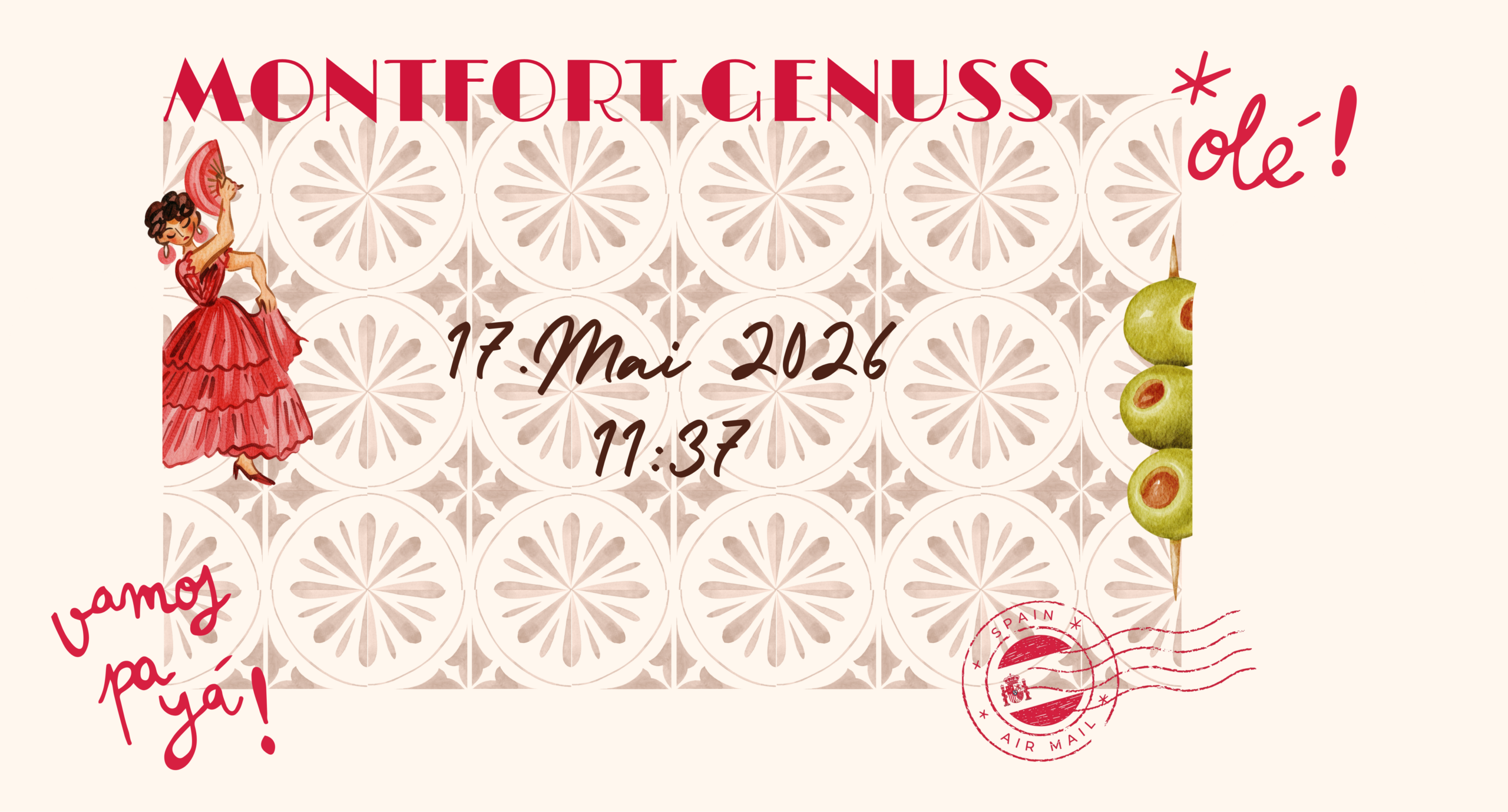 Montfort Genuss Event Thema Spanien